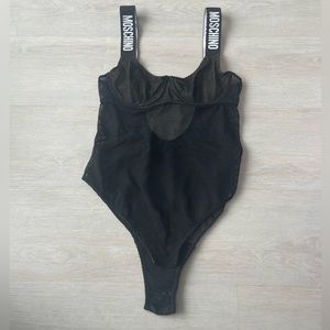 Moschino Microfiber Mesh Bodysuit